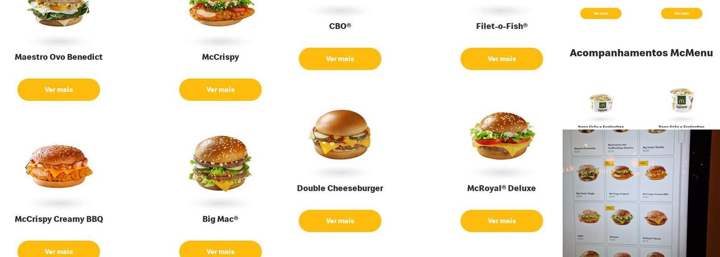 McDonald's - Funchal Drive (McDonald's) Menu