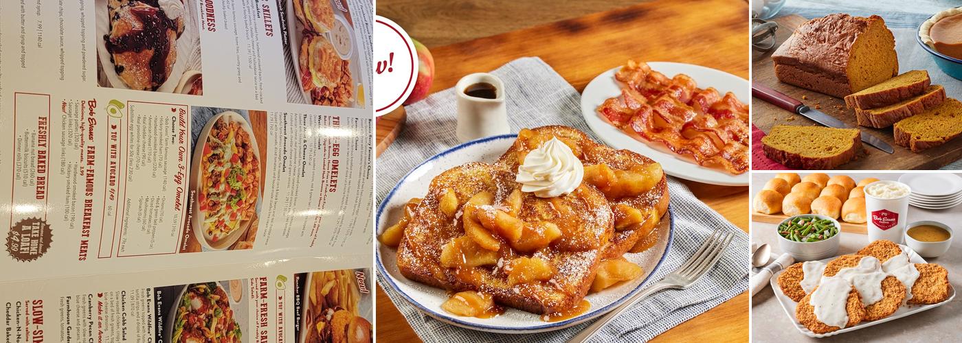 Bob Evans Menu