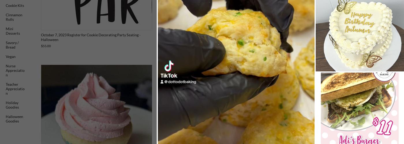 Dot To Dot Baking Menu