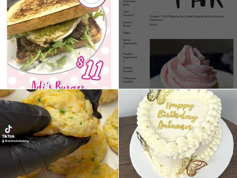 Dot To Dot Baking Menu