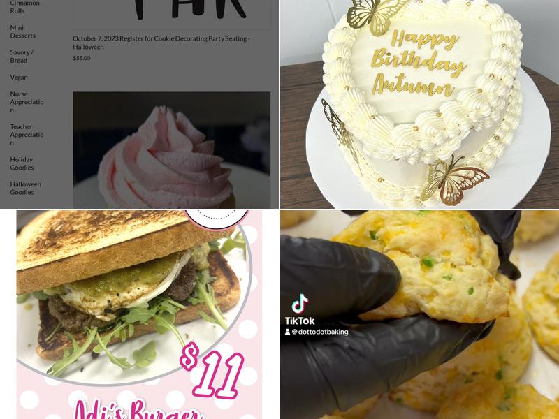 Dot To Dot Baking Menu