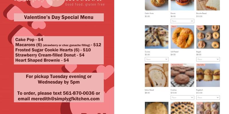 Simply GF Kitchen Menu