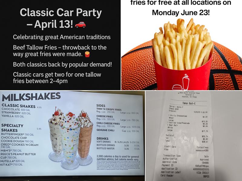 Steak 'n Shake Menu