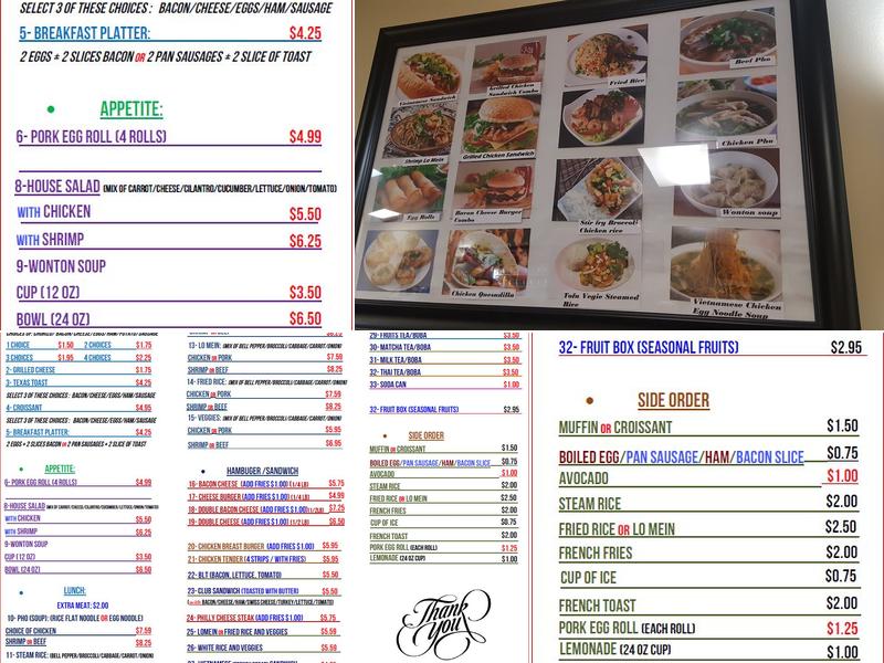 BiBi's Deli Menu