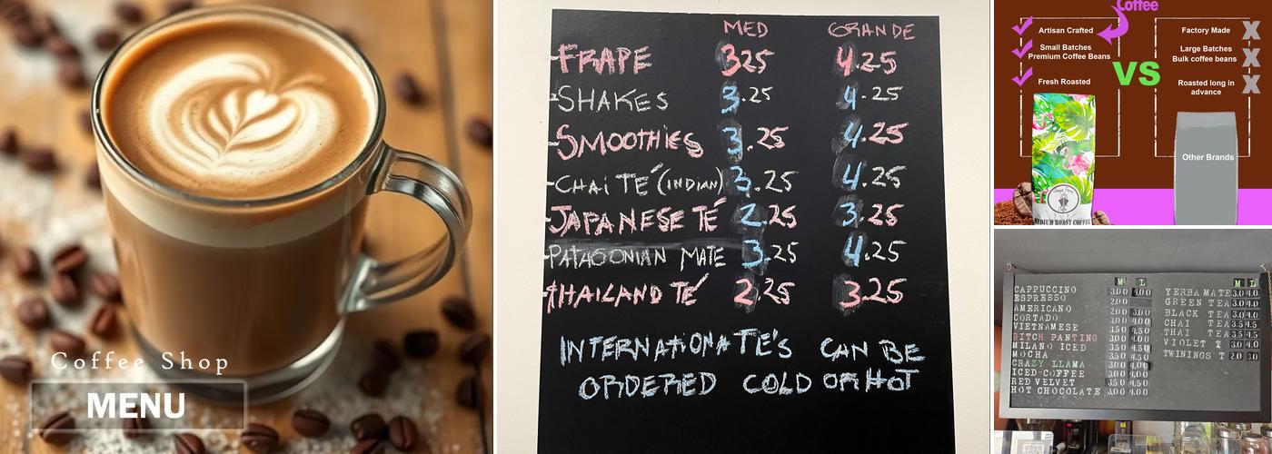 Grays Ferry Coffee Menu