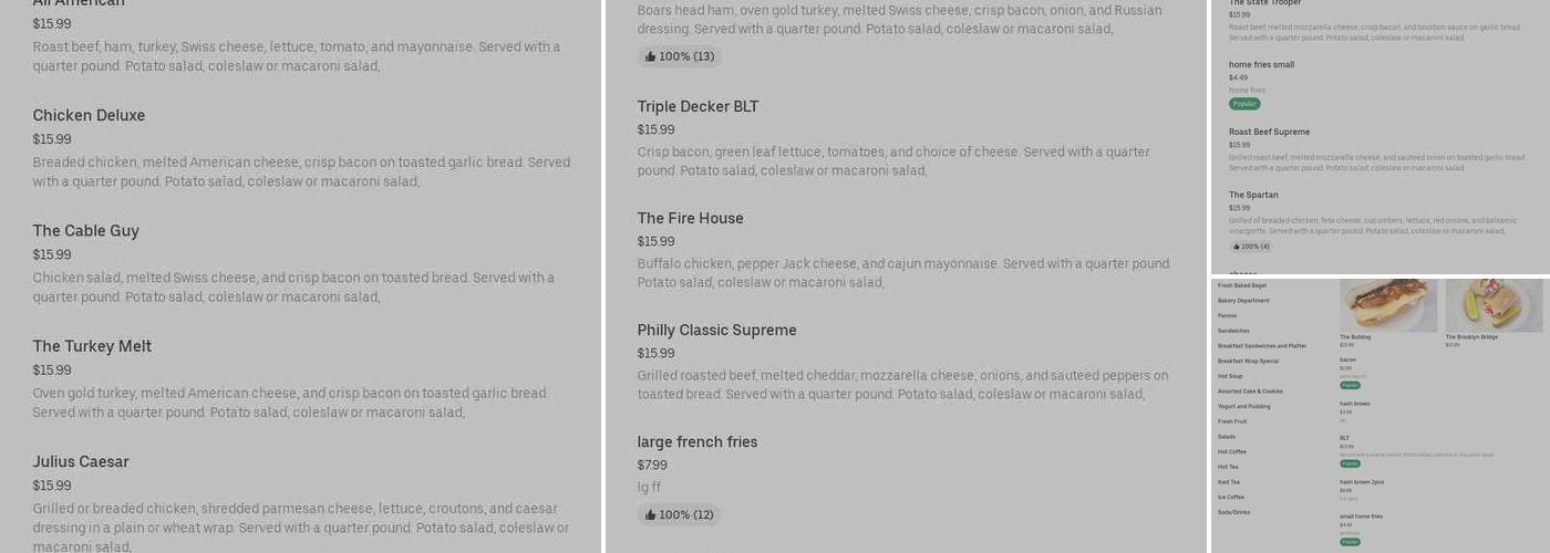 Wellwood Bagels and Bialys Menu