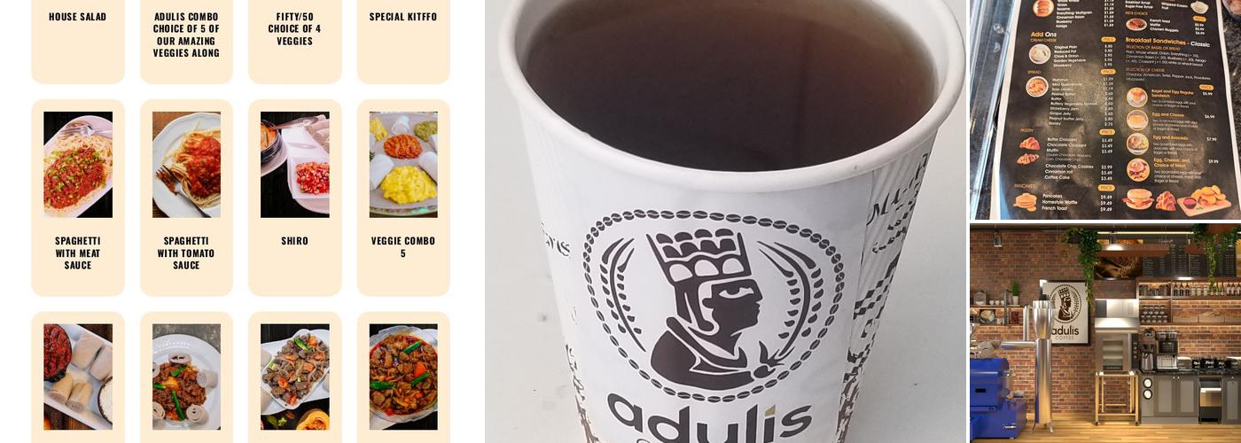 Adulis Coffee & Roastery Menu