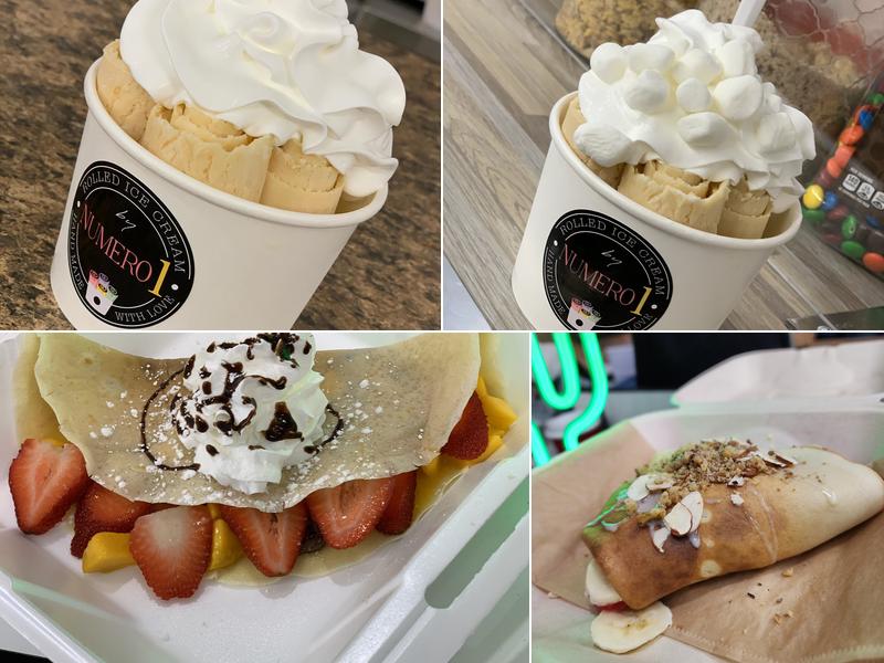 Número uno rolled ice cream