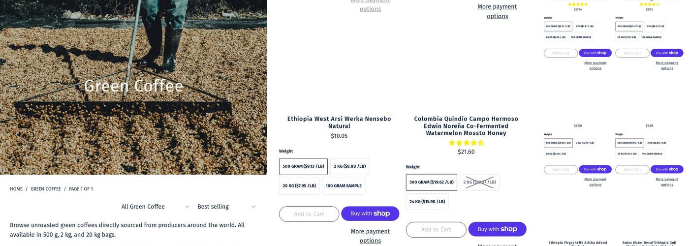 Hacea Coffee Source Menu