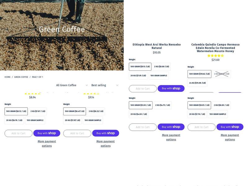 Hacea Coffee Source Menu