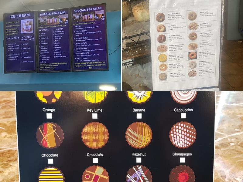 Elaine's Bagels of Shelby Menu