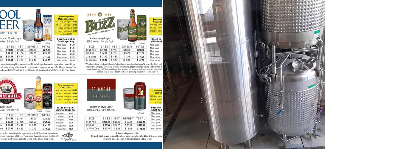 Cool Beer Brewing Company Menu