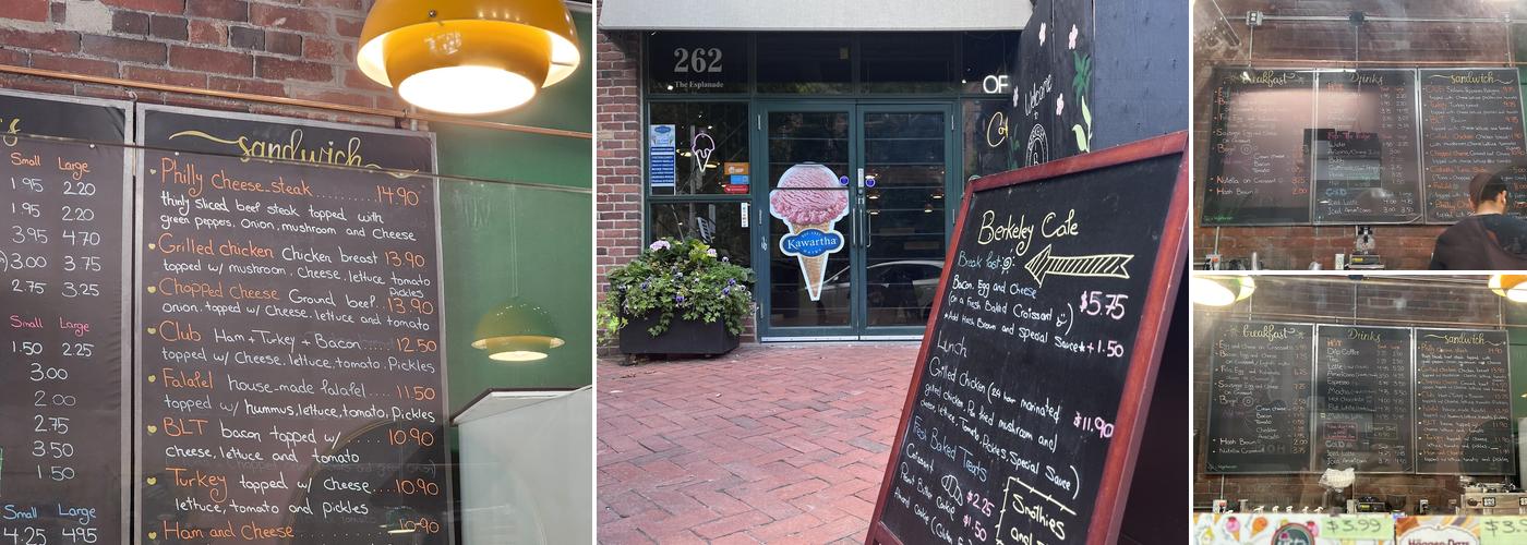 Berkeley Cafe Menu
