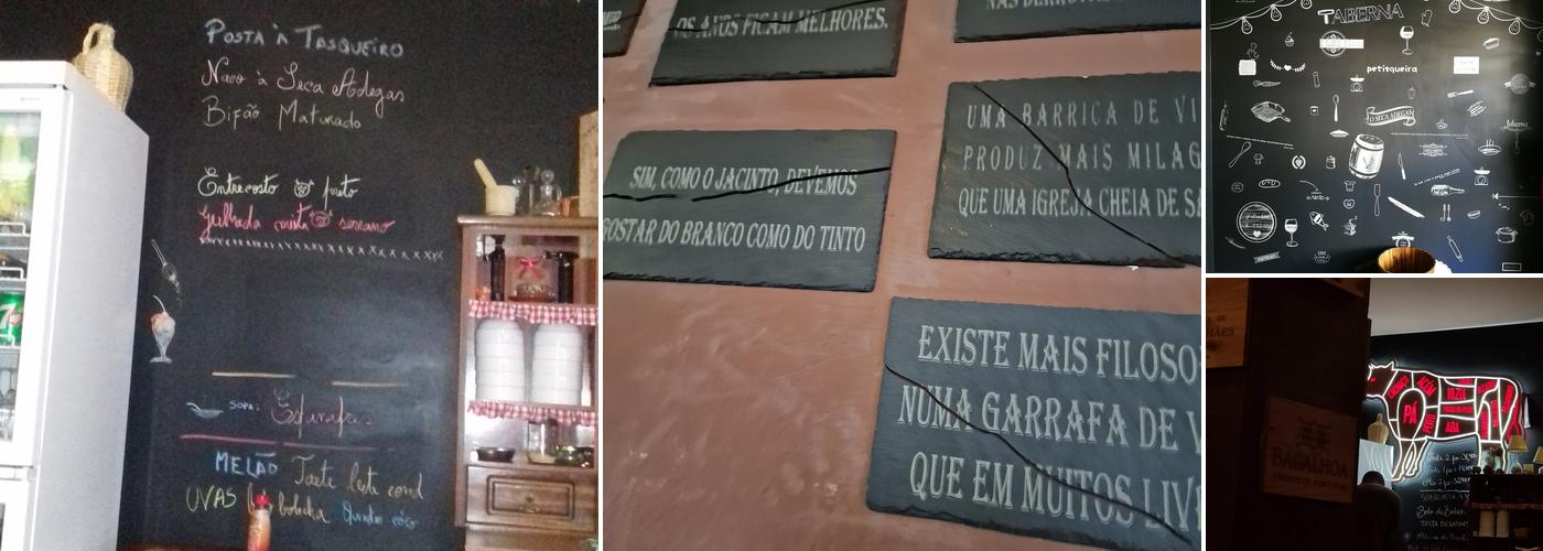 Taberna O Seca Adegas Menu