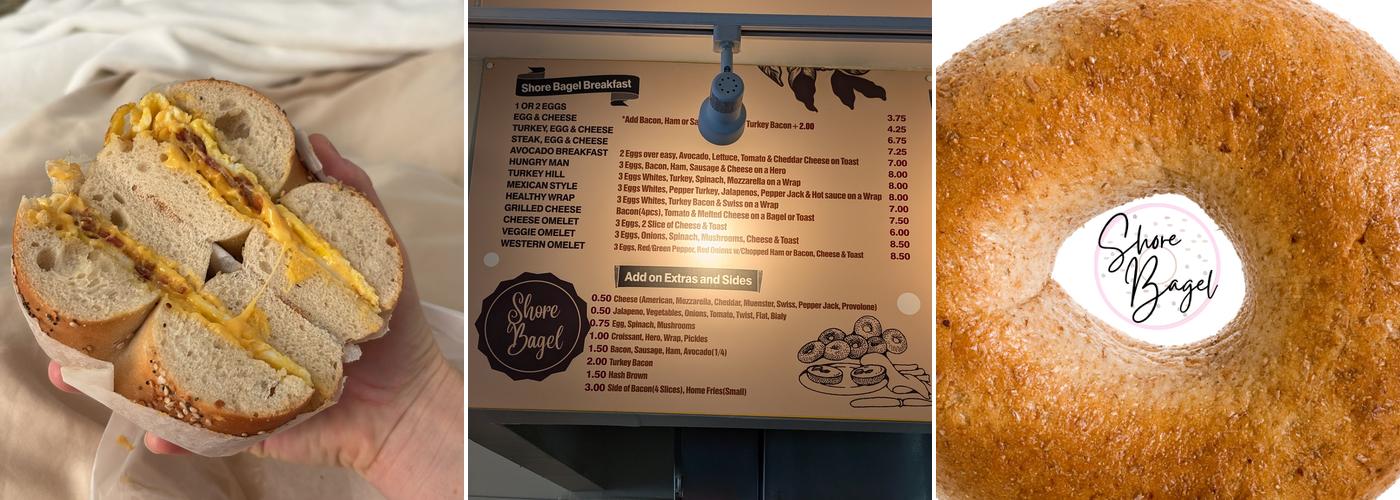 Shore Bagel Menu