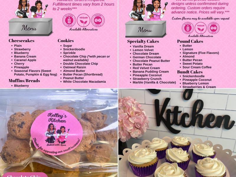 Kelley's Kitchen Menu