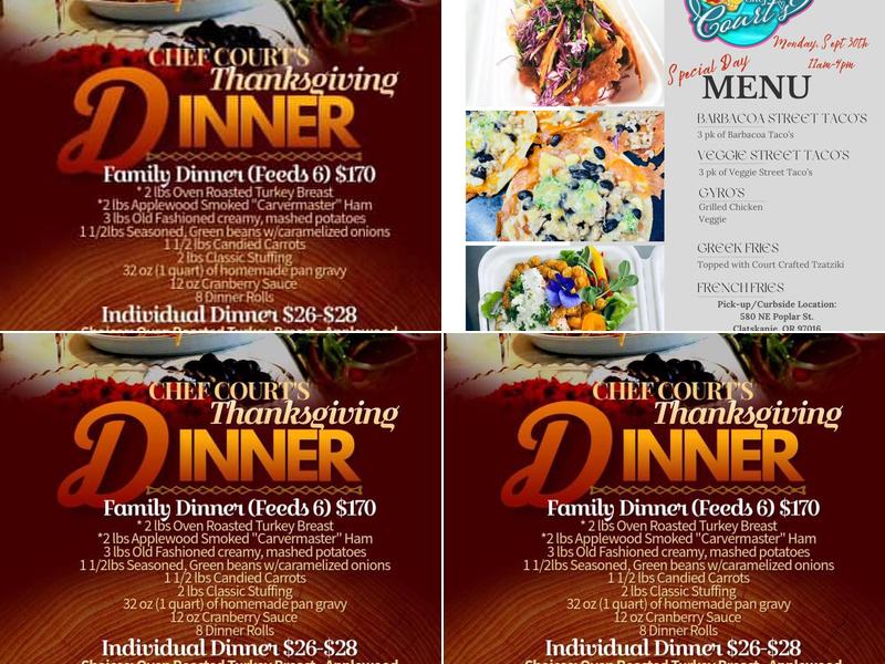 Chef Court’s Menu