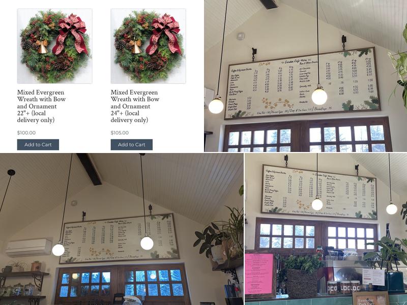 Garden Cafe at Park City Gardens Menu