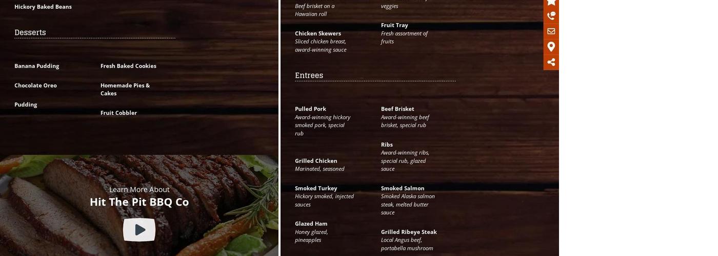 Hit The Pit BBQ Co Menu