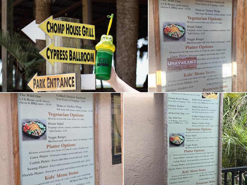 Chomp House Grill Menu