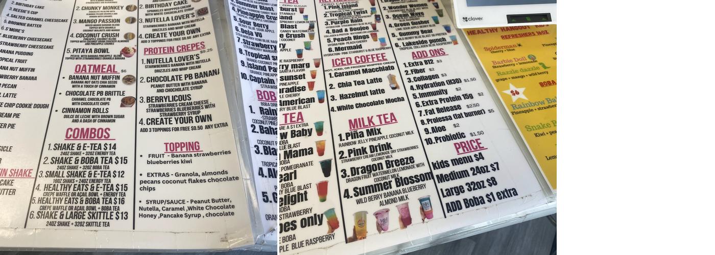 Herbalife Healthy Hangout Menu