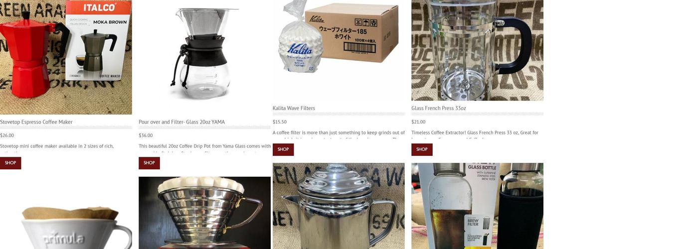 Covered Bridge Coffee Roasters & Loose Leaf Tea Menu