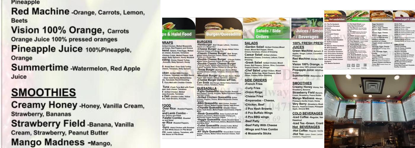 Riverdale Deli-Grocery Menu