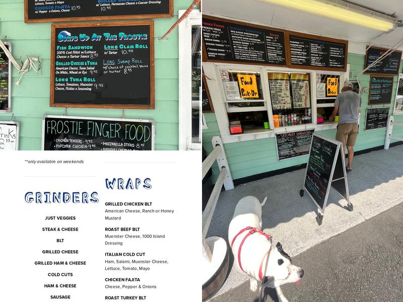 Sugarloaf Frostie Menu