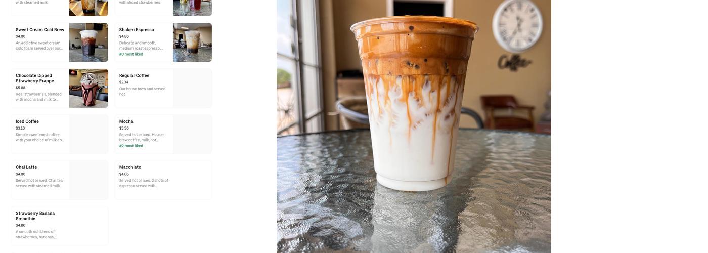 Gathering Grounds Coffee Menu