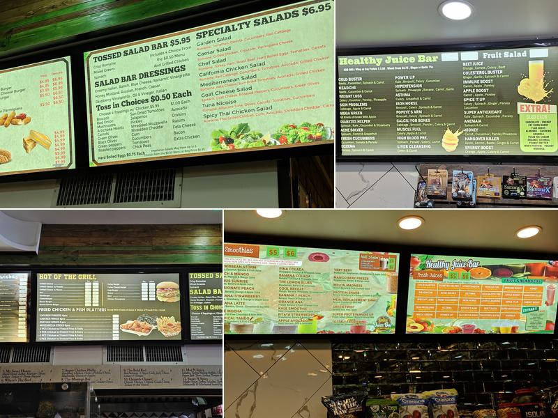 MR Green Juice Bar & Grill Menu