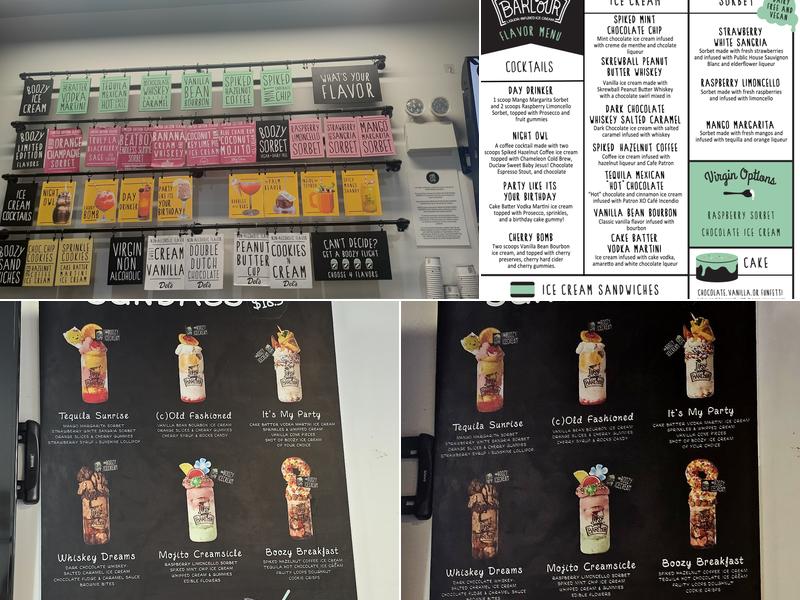 Tipsy Scoop Menu