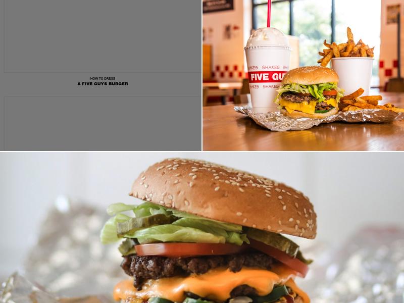 Five Guys Menu