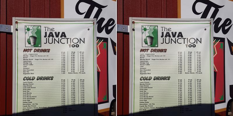 Java Junction Too Menu