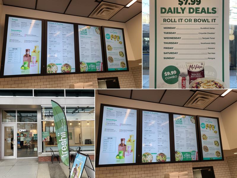 Freshii Menu