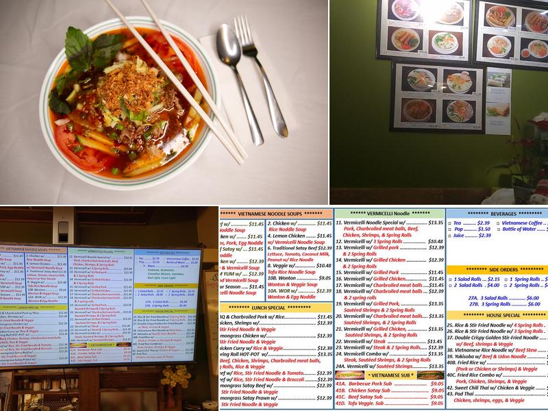 Spring Roll Chalet Menu