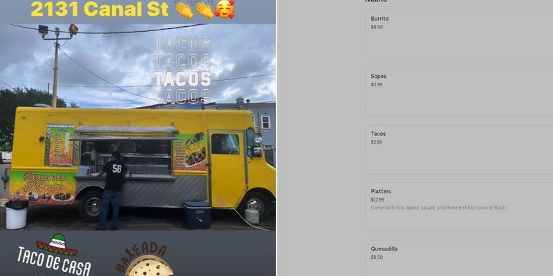 Taqueria la Fortaleza #2 Menu