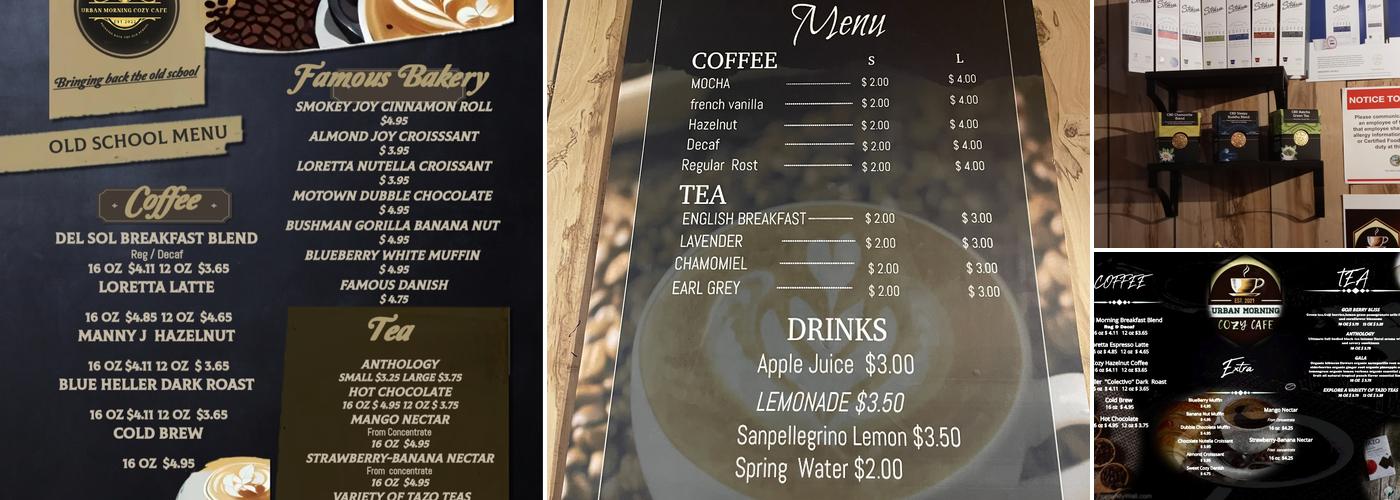 West Ridge Cozy Cafe Menu