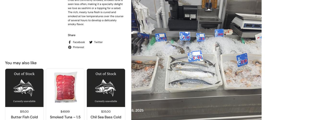 F & R Goldfish Menu