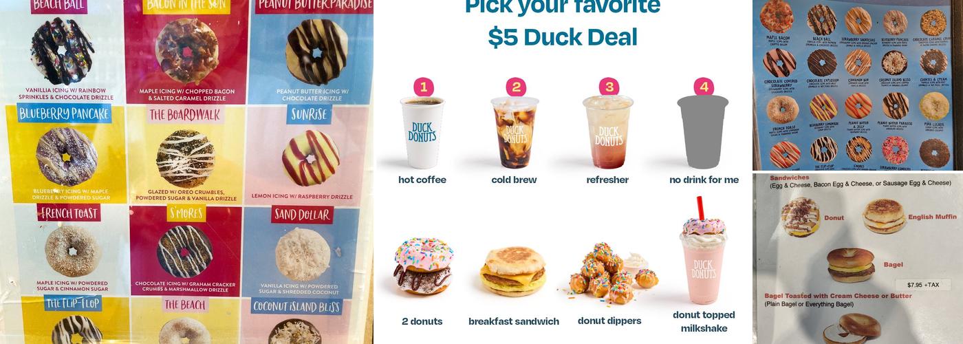 Duck Donuts Menu