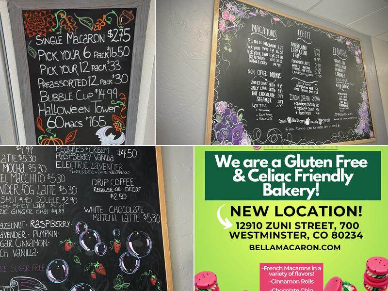 Bella Macaron & Coffee Shop Menu