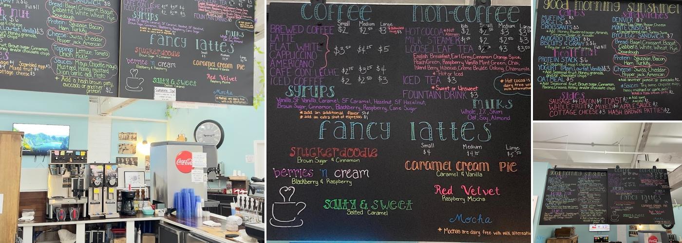 Our Place Coffee Menu
