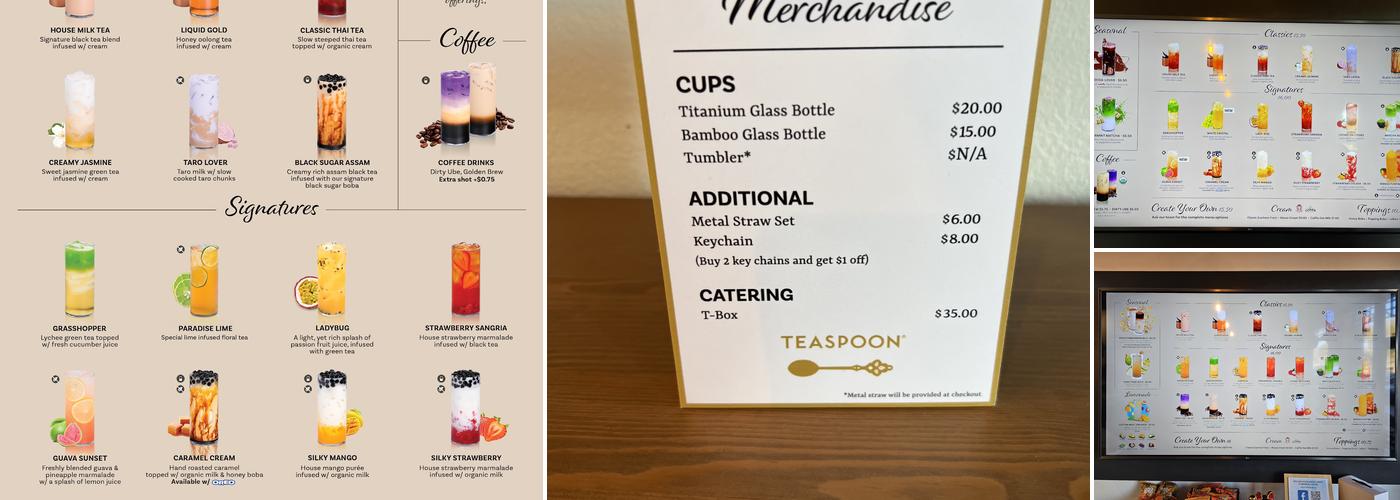 Teaspoon Summerlin Menu