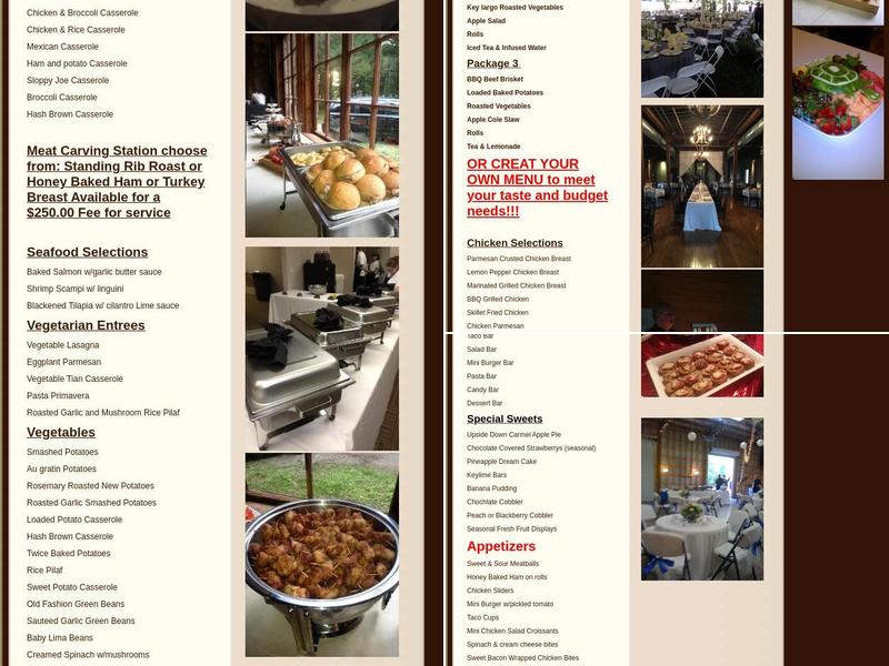 Smith Catering Menu