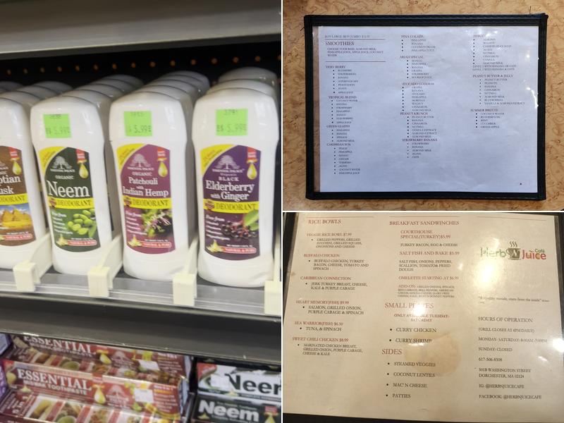 Herb N Juice Cafe Menu