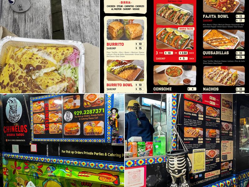 Chinelos Birria Tacos Menu