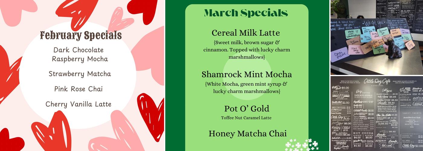 Cattle Dog Cafe Menu