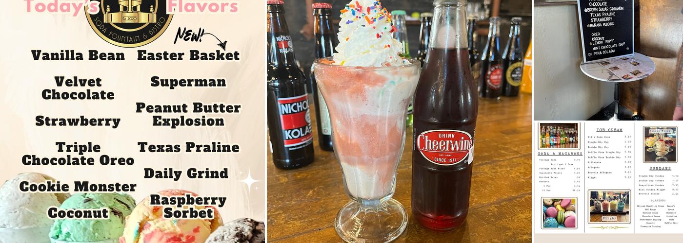 Sundae in Paris Menu