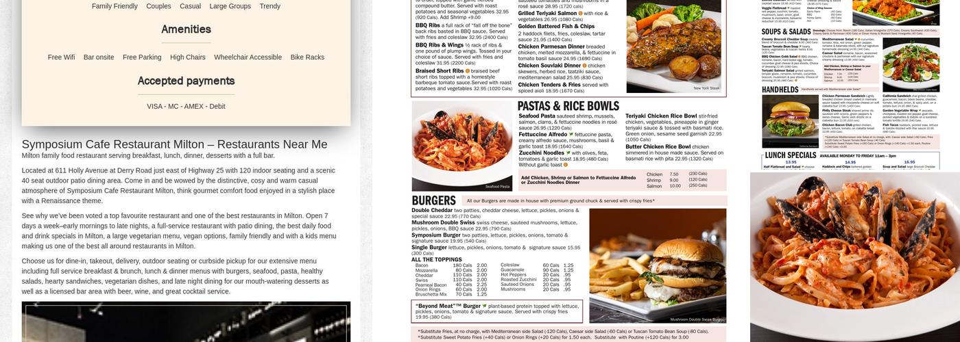 Perogies And Poutine Menu