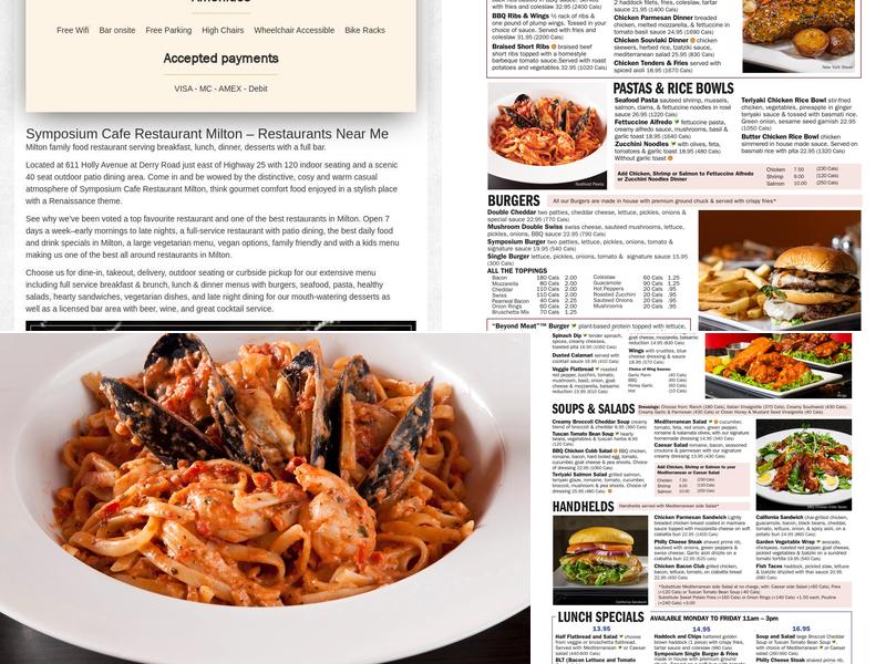 Perogies And Poutine Menu