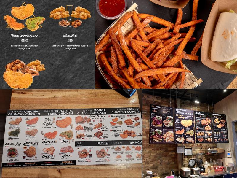 Monga Fried Chicken Menu